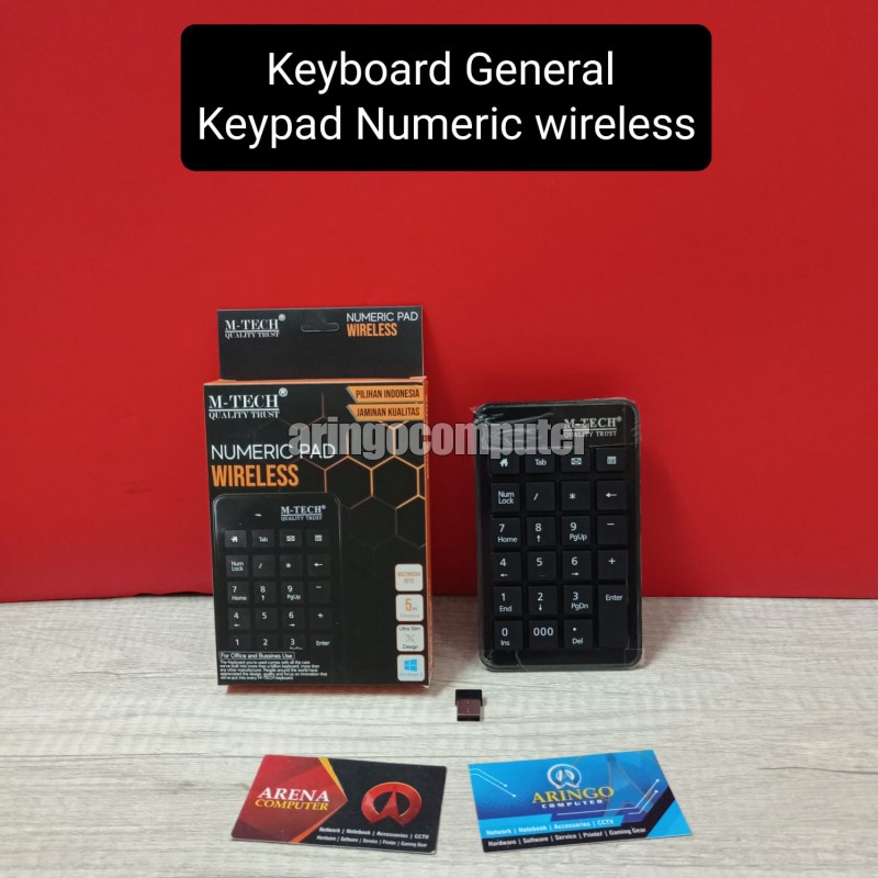 Keyboard General Keypad Numeric wireless
