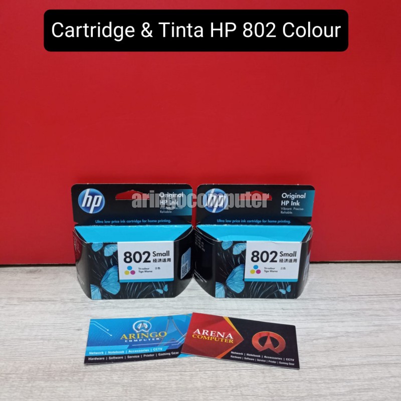 Cartridge & Tinta HP  802 Colour