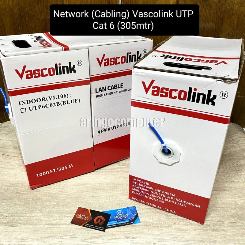 Network (Cabling) Vascolink UTP Cat 6 (305mtr)