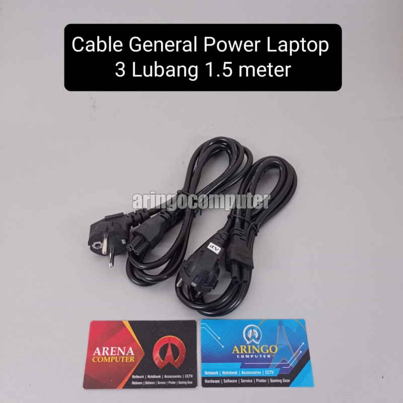 Cable General Power Laptop 3 Lubang 1.5 meter