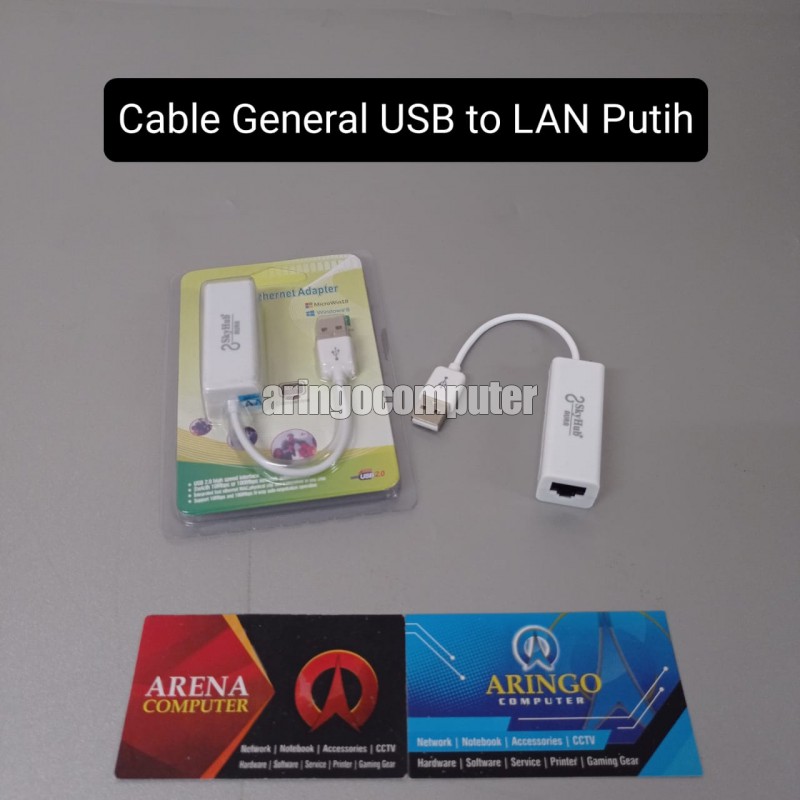 Cable General USB to LAN Putih