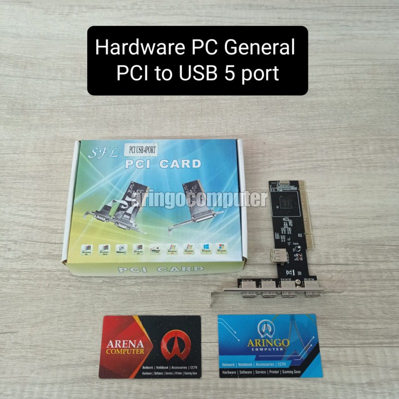 Hardware PC General PCI to USB 5 port