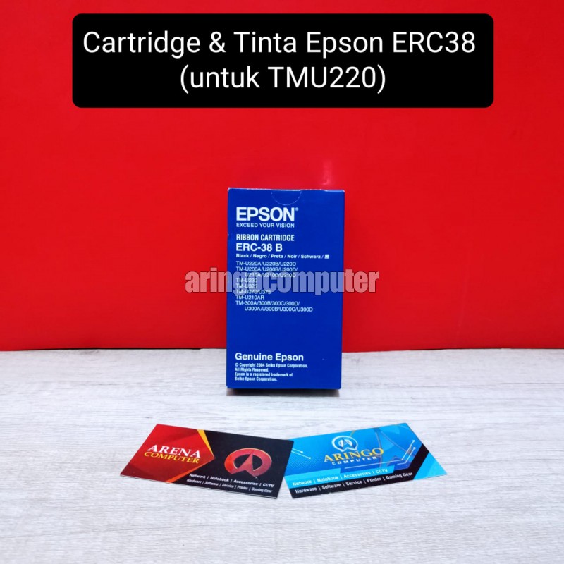 Cartridge & Tinta Epson ERC38 (untuk TMU220)