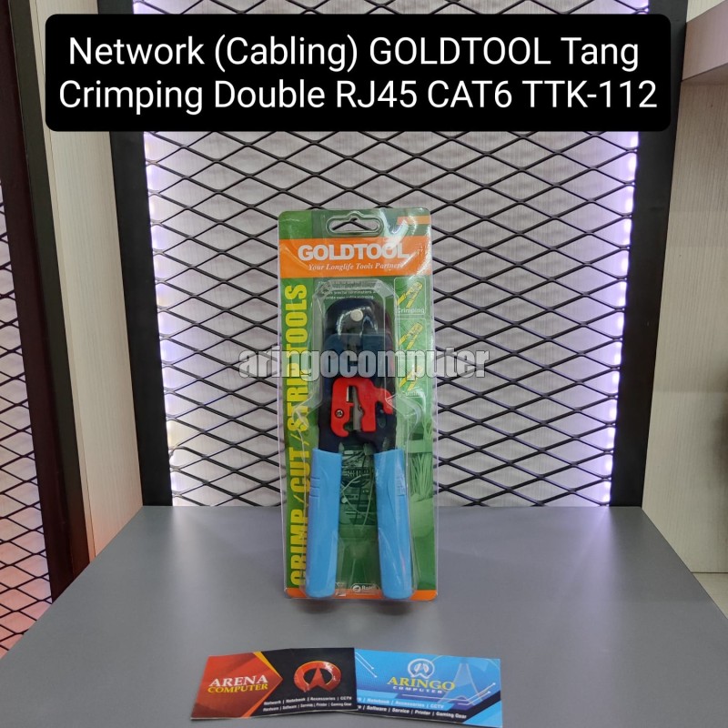 Network (Cabling) GOLDTOOL Tang Crimping Double RJ45 CAT6 TTK-112