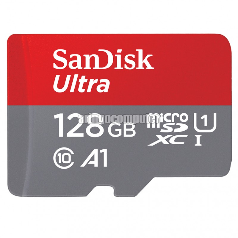 Memory Card (Micro|SD) Sandisk 128GB MicroSD Class 10 100mbps