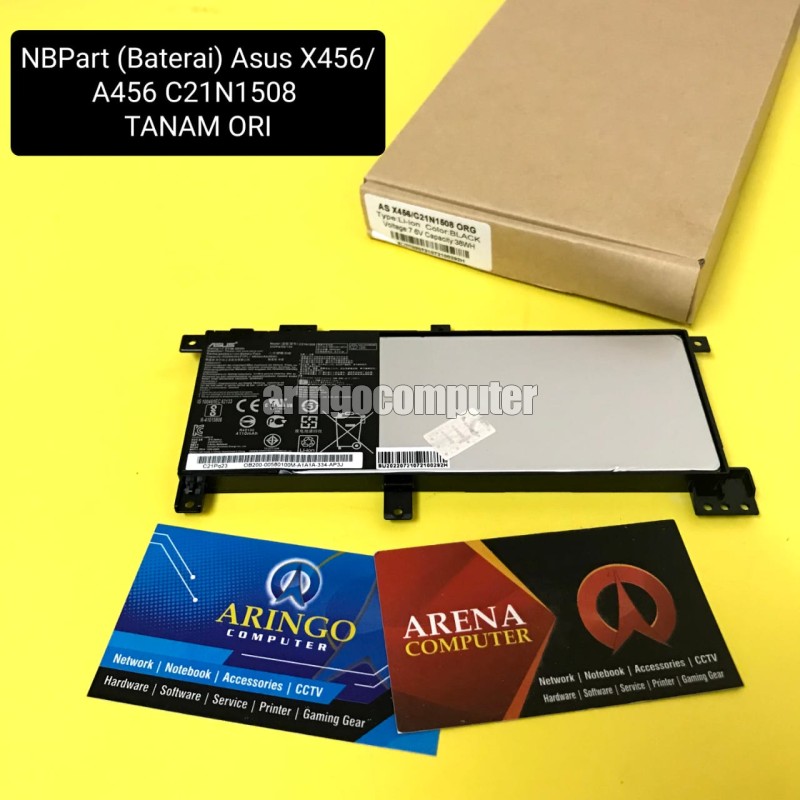 NBPart (Baterai) Asus X456/A456 C21N1508 TANAM ORI