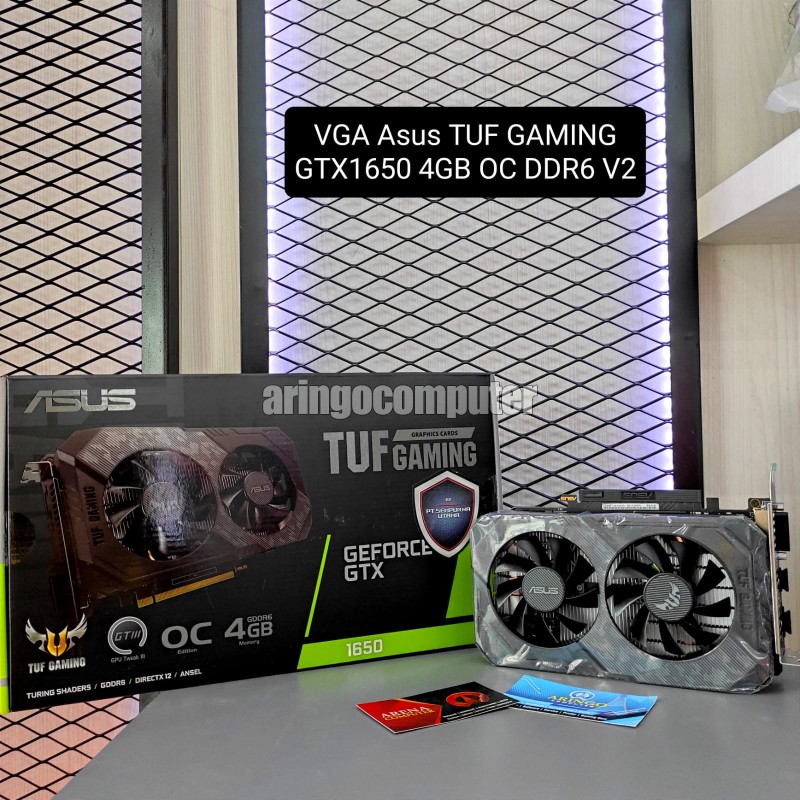 VGA Asus TUF GAMING GTX1650 4GB OC DDR6 V2