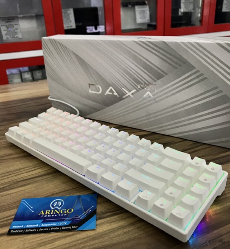 Keyboard Rexus GAMING MECHANICAL DAXA M71 CLASSIC WHITE-BROWN