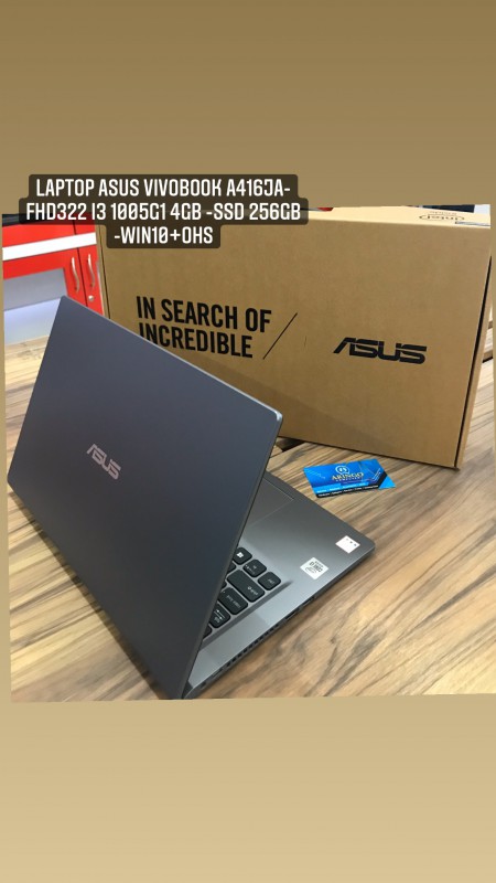 [PPN] Laptop Asus VIVOBOOK A416JA-FHD322 I3 1005G1 4GB -SSD 256GB -WIN10+OHS -GRAY
