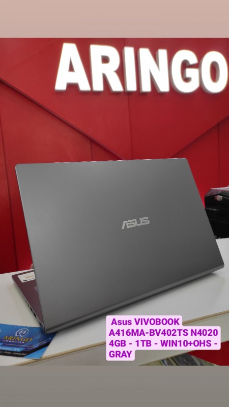 [PPN] Laptop Asus VIVOBOOK A416MA-BV402TS N4020 4GB - 1TB - WIN10+OHS - GRAY