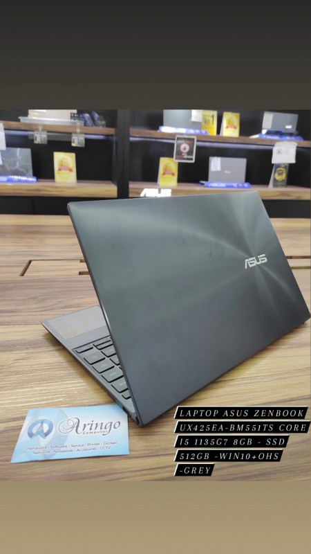 [PPN] Laptop Asus ZENBOOK UX425EA-BM551TS Core I5 1135G7 8GB - SSD 512GB -WIN10+OHS -GREY