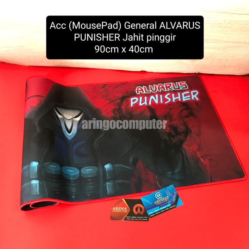 Acc (MousePad) General ALVARUS PUNISHER Jahit pinggir 90cm x 40cm