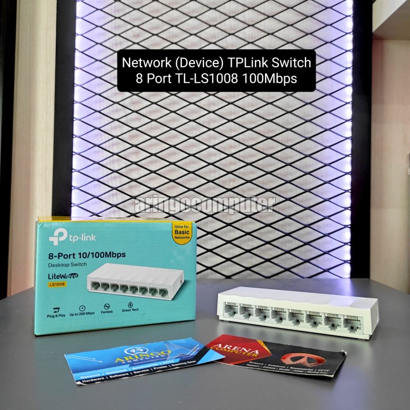 Network (Device) TPLink Switch 8 Port TL-LS1008 100Mbps