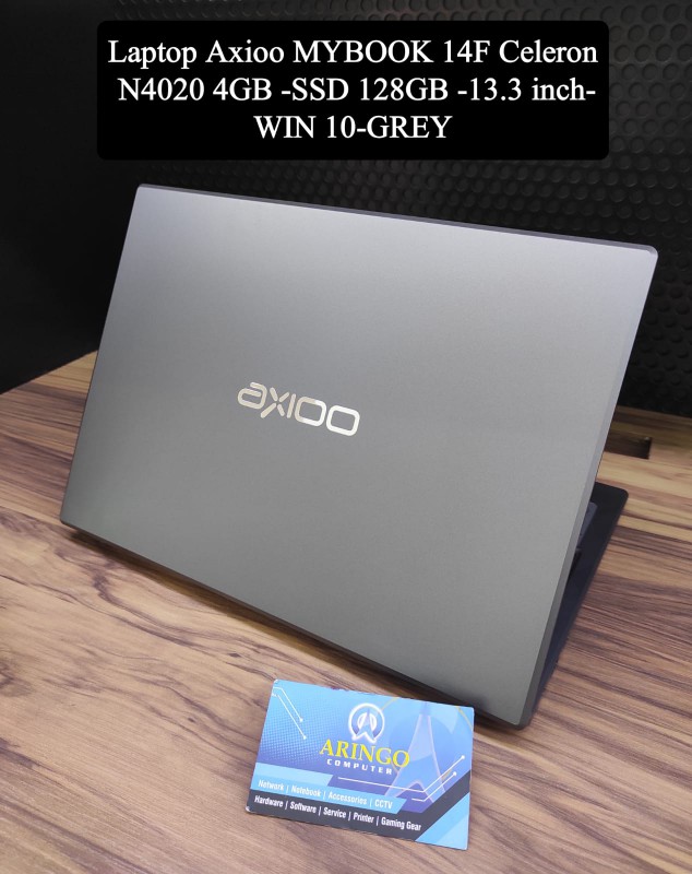 Laptop Axioo MYBOOK 14F Celeron N4020 4GB -SSD 128GB -13.3 inch-WIN 10-GREY