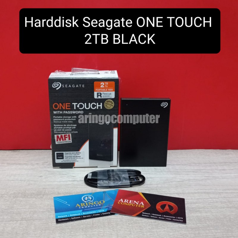 Harddisk Seagate ONE TOUCH 2TB BLACK