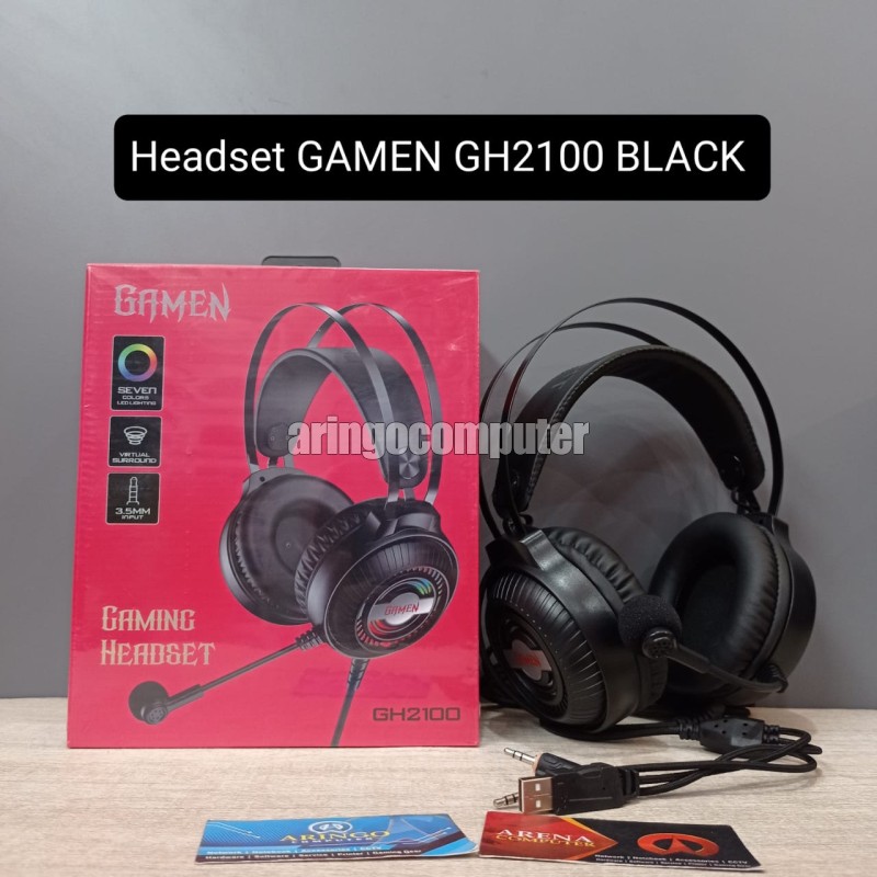 Headset GAMEN GH2100 BLACK