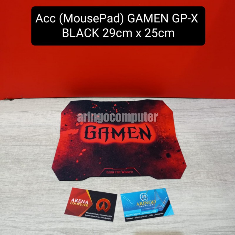 Acc (MousePad) GAMEN GP-X BLACK 29cm x 25cm