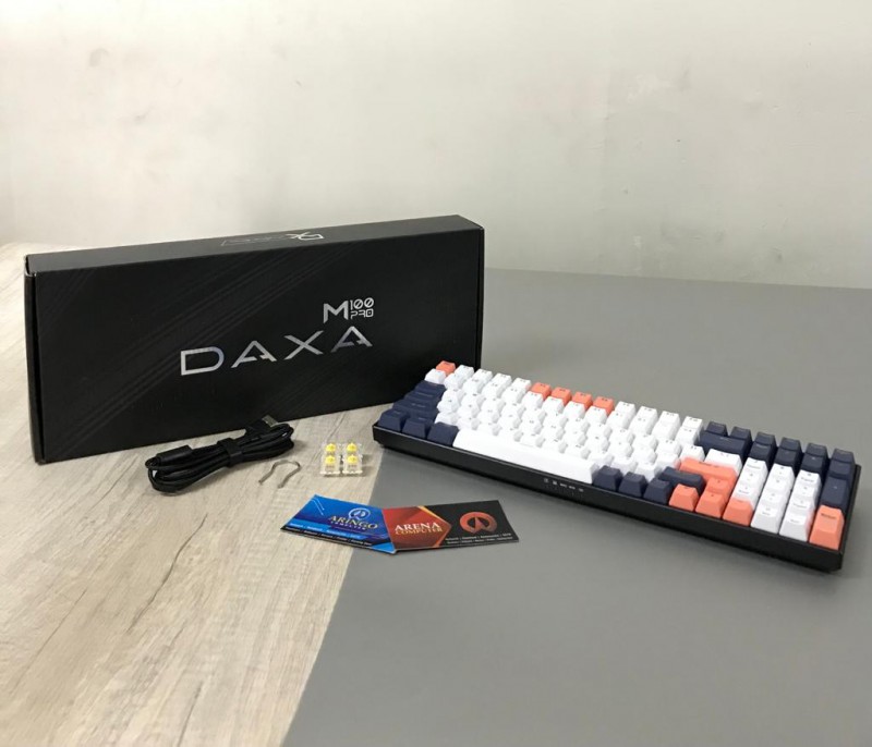 Keyboard Rexus GAMING MECHANICAL DAXA M100 PRO YELLOW SWITCH