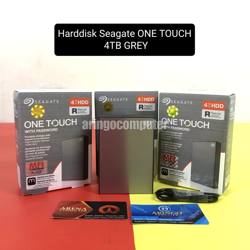 Harddisk Seagate ONE TOUCH 4TB GREY
