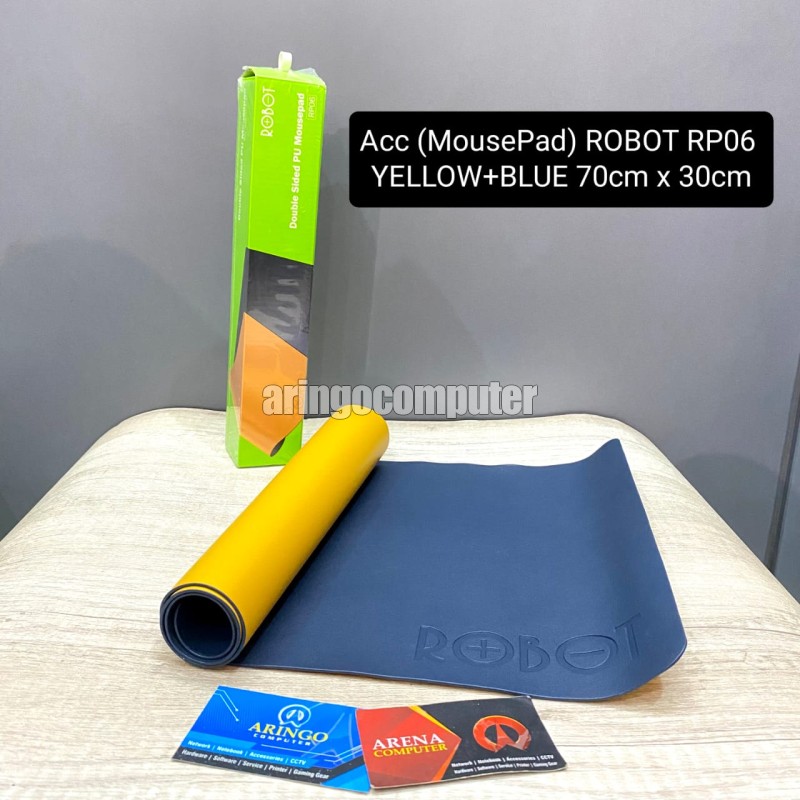 Acc (MousePad) ROBOT RP06 YELLOW+BLUE 70cm x 30cm