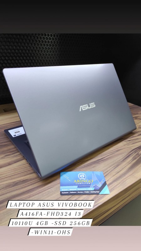 Laptop Asus VIVOBOOK A416FA-FHD324 I3 10110U 4GB -SSD 256GB -WIN11-OHS-GREY