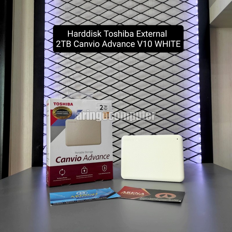Harddisk Toshiba External 2TB Canvio Advance V10 WHITE