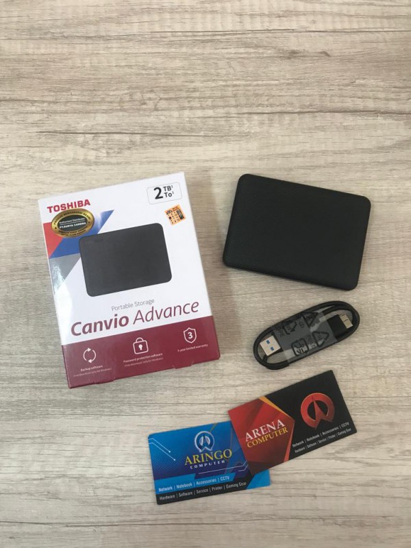 Harddisk Toshiba External 2TB Canvio Advance V10 BLACK