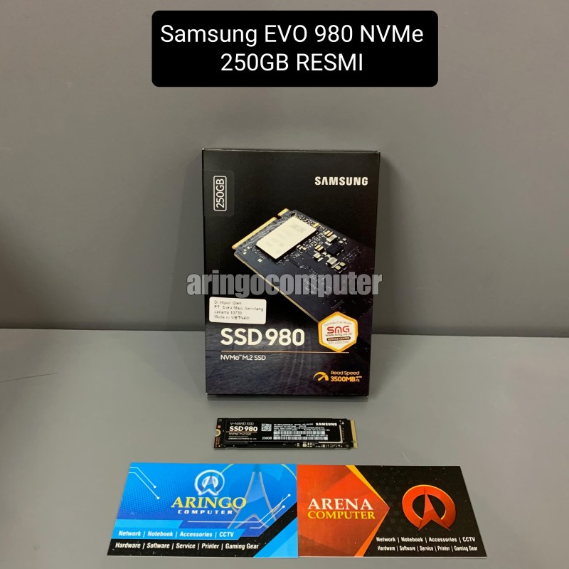 SSD Samsung EVO 980 NVMe 250GB RESMI