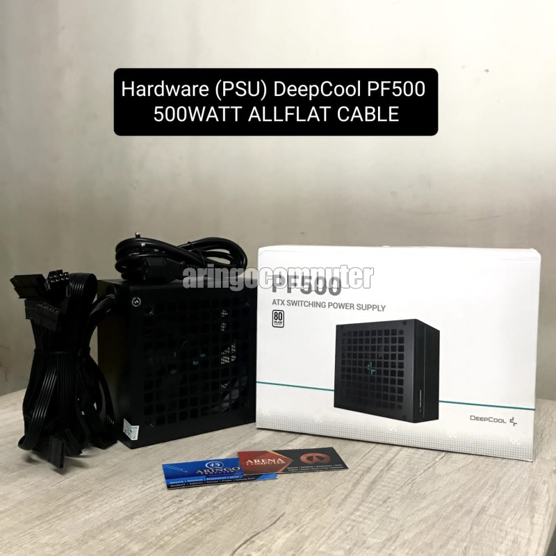 Hardware (PSU) DeepCool PF500 500W 80+ ALLFLAT CABLE