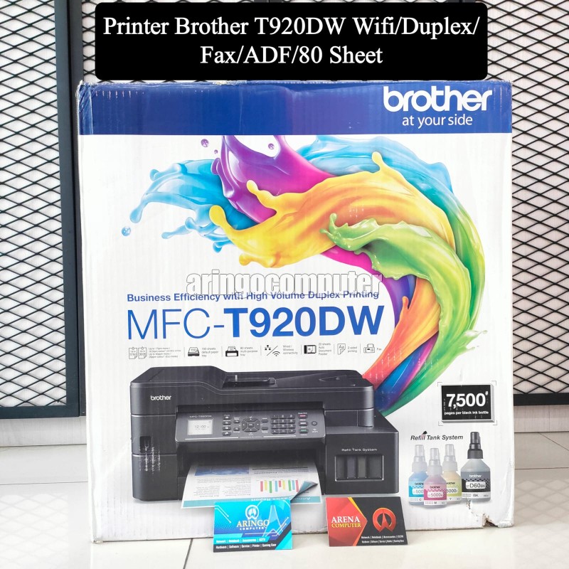 Printer Brother T920DW Print/Scan/Copy/ADF/Duplex/WiFi/80 Sheets