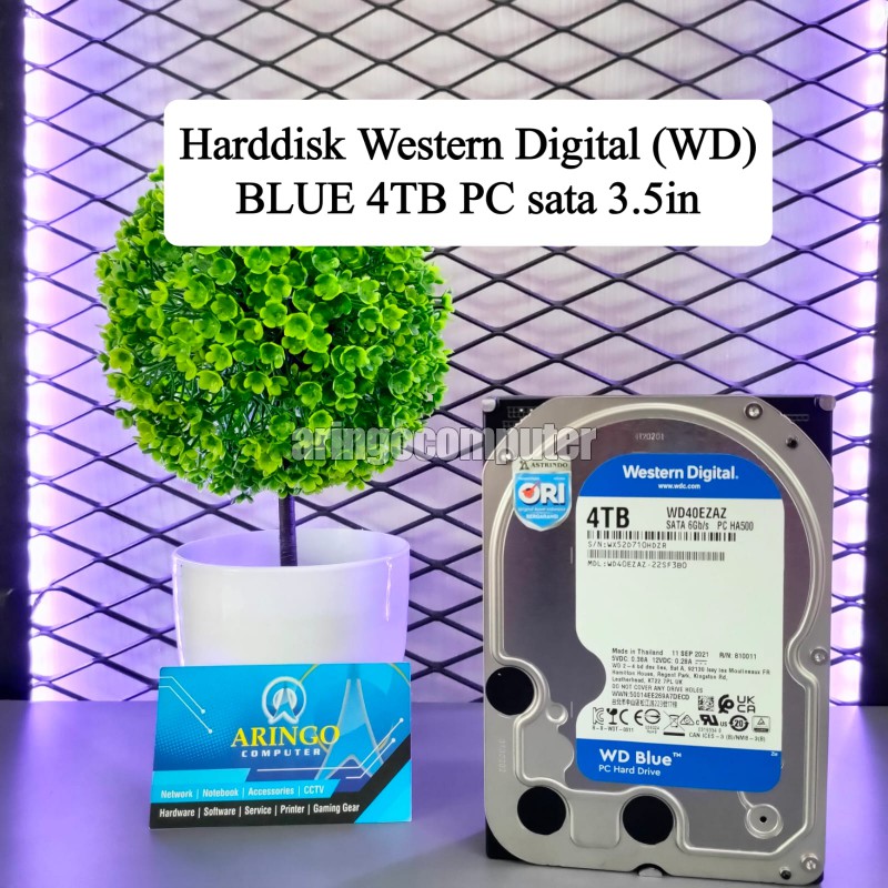 Harddisk Western Digital (WD) BLUE 4TB PC sata 3.5in