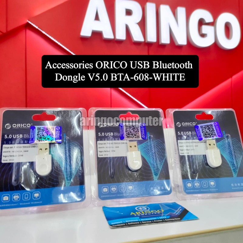 Accessories ORICO USB Bluetooth Dongle V5.0 BTA-608-WHITE