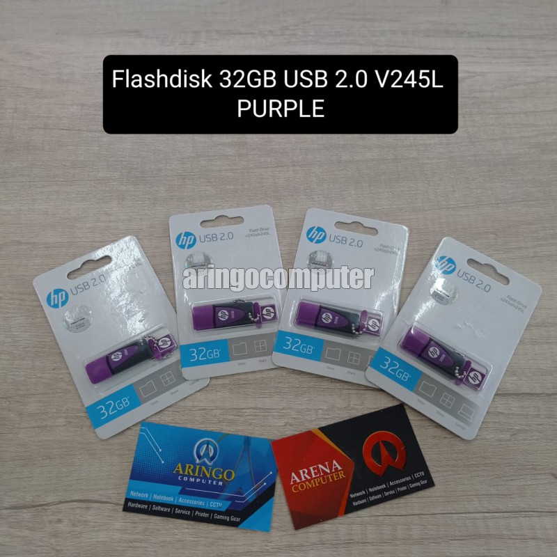 Flashdisk HP  32GB USB 2.0 V245L PURPLE