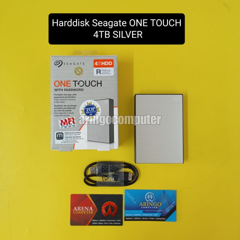Harddisk Seagate ONE TOUCH 4TB SILVER