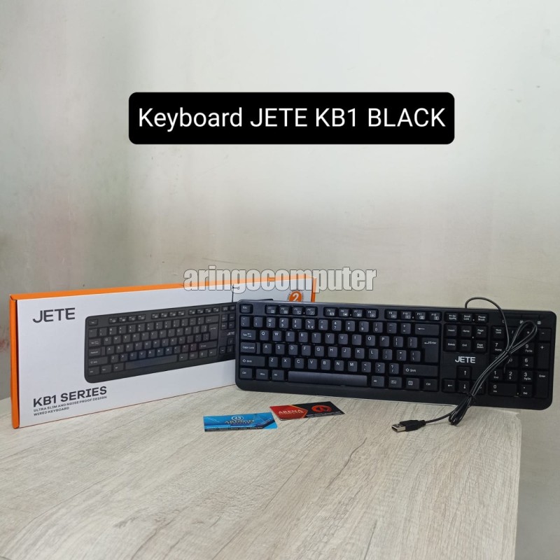 Kb1 Keyboard ARINGO - Keyboard JETE KB1 BLACK