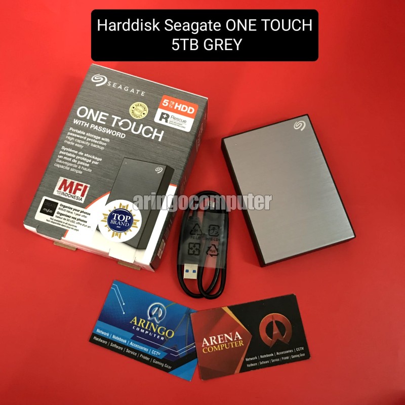 Harddisk Seagate ONE TOUCH 5TB GREY
