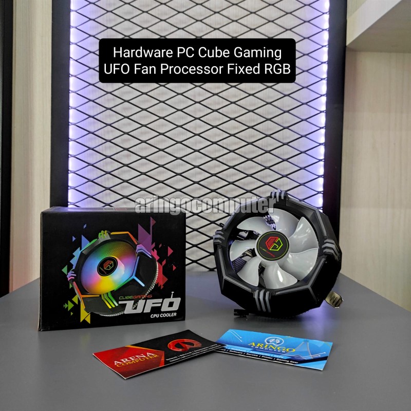 Hardware PC Cube GAMING UFO Fan Processor Fixed RGB