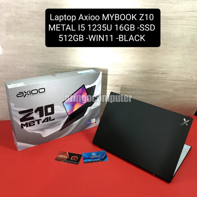 Laptop Axioo MYBOOK Z10 METAL I5 1235U 16GB -SSD 512GB -WIN11 -BLACK