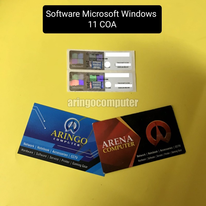 Software Microsoft Windows 11 pro COA 