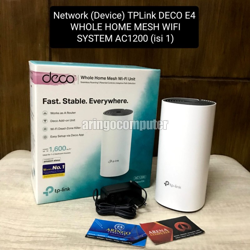 Network (Device) TPLink Mesh WiFi System DECO E4 AC1200 (isi 1)
