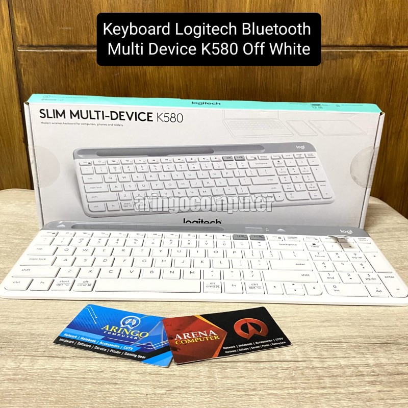 Keyboard Logitech K580 Bluetooth Multi Device Off White
