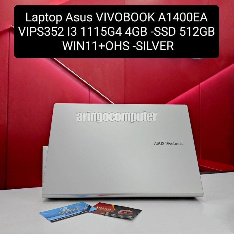 Laptop Asus VIVOBOOK A1400EA-VIPS352 I3 1115G4 4GB -SSD 512GB -WIN11+OHS -SILVER