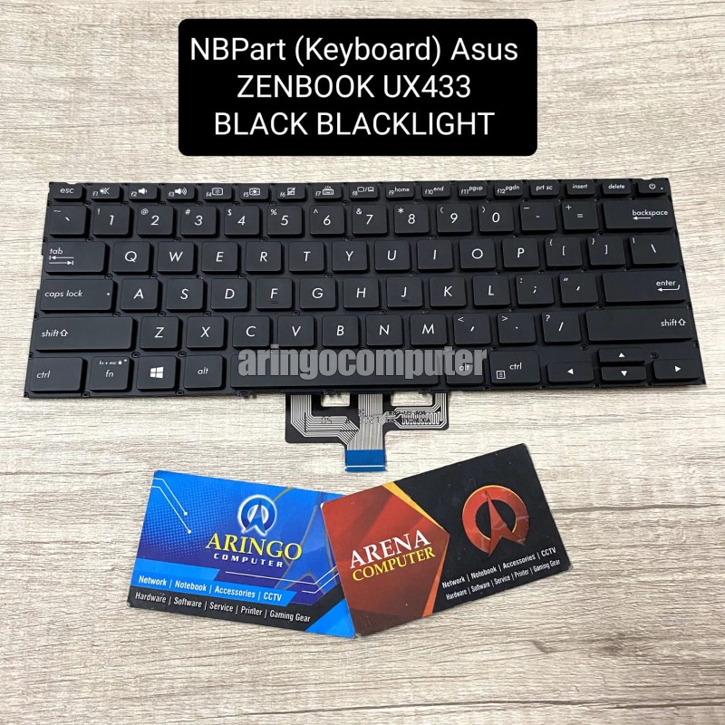NBPart (Keyboard) Asus ZENBOOK UX433 BLACK BLACKLIGHT