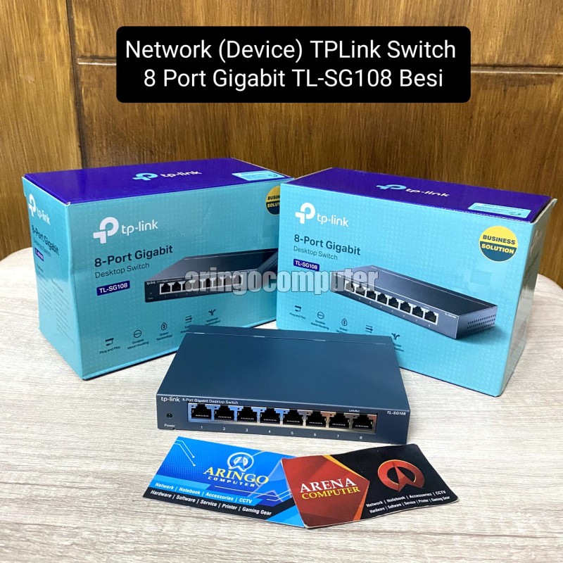 Network (Device) TPLink Switch 8 Port Gigabit TL-SG108 Besi