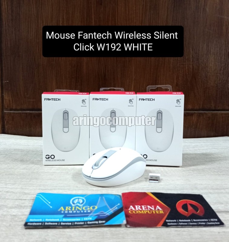 Mouse Fantech Wireless Silent Click W192 WHITE