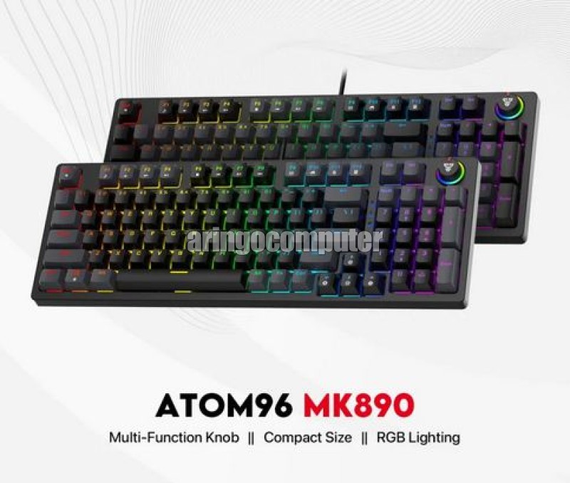 Keyboard Fantech MECHANICAL ATOM96 MK-890 FULL SIZE BLACK - BLUE SWITCH
