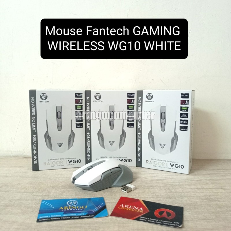 Mouse Fantech GAMING WIRELESS WG10 WHITE