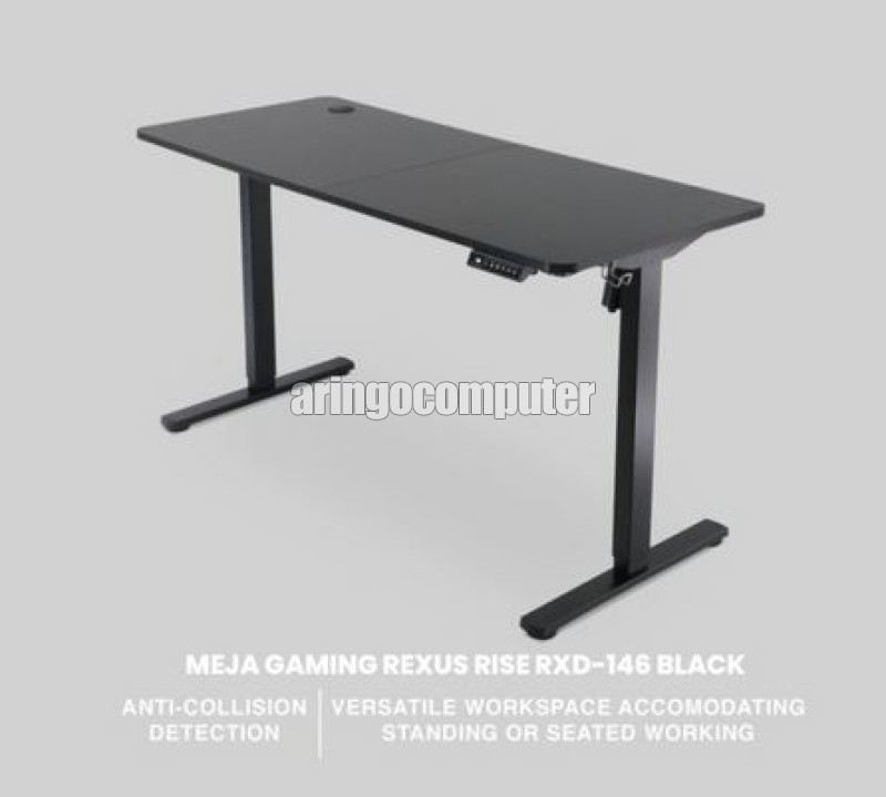 Accessories Rexus GAMING TABLE RISE RXD-146 140x60x73cm - BLACK