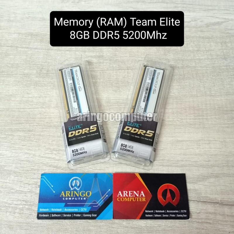 Memory (RAM) Team DDR5 Elite 8GB 5200Mhz