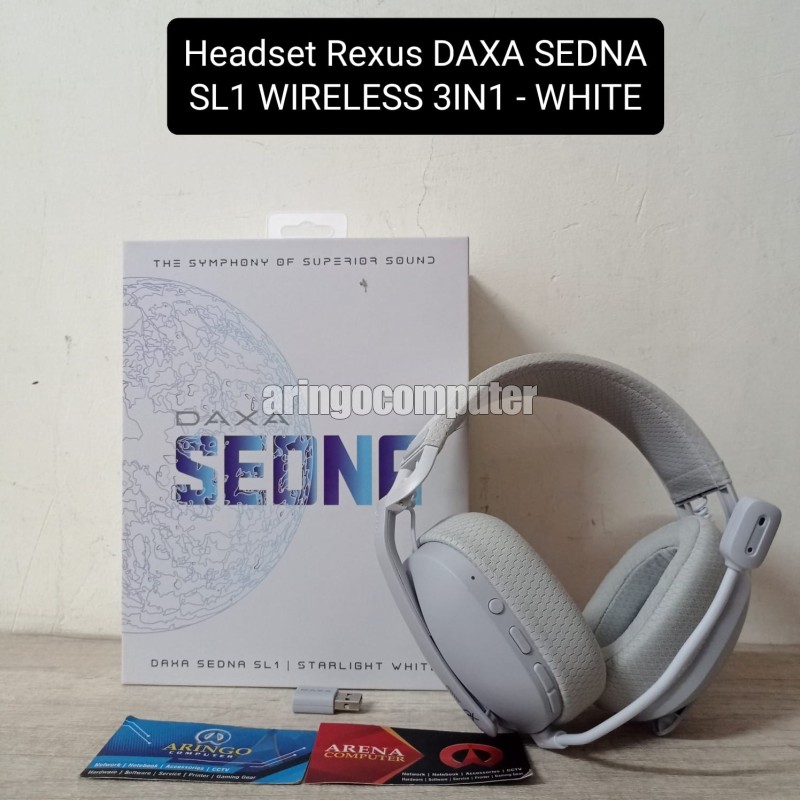 Headset Rexus DAXA SEDNA SL1 WIRELESS 3IN1 - WHITE
